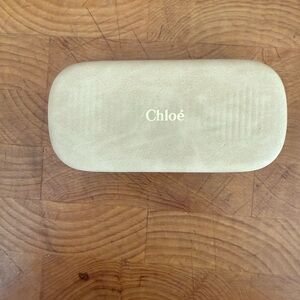 Chloe Sunglasses Case in Cream